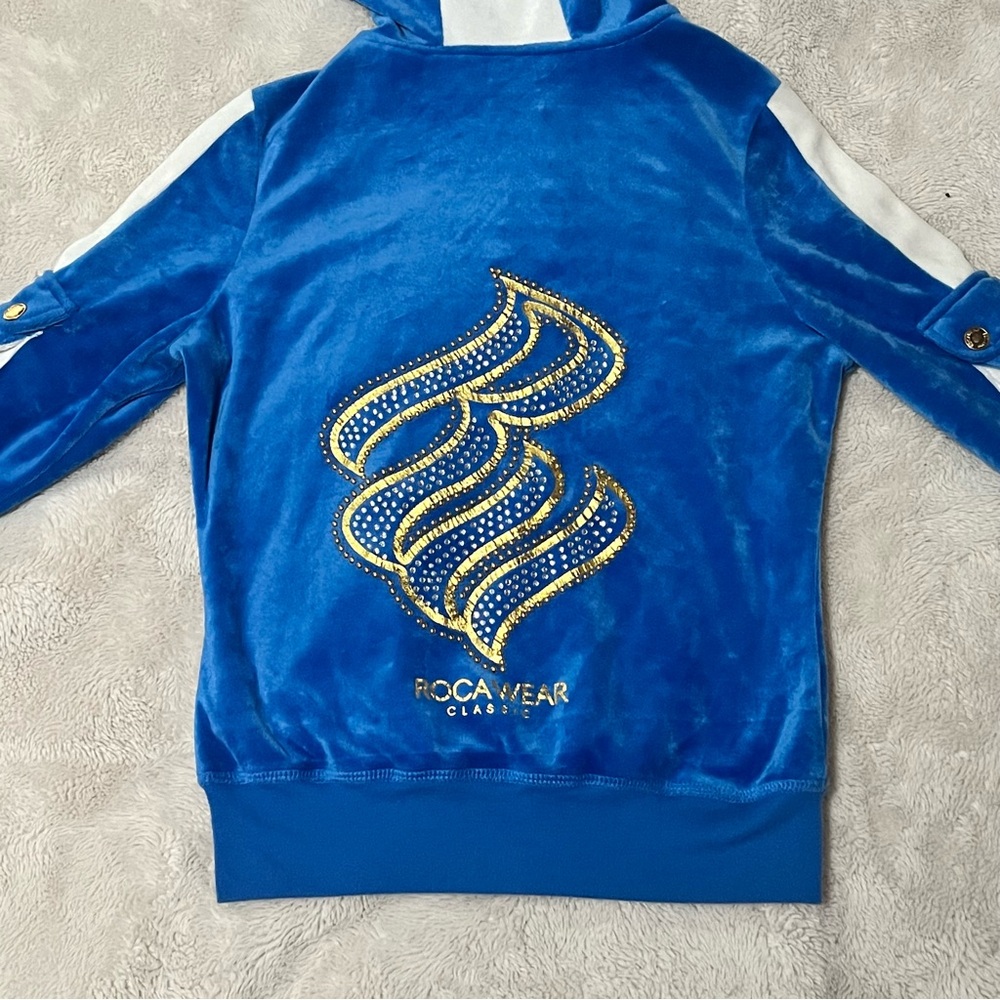 ROCAWEAR VELOUR ZIP UP